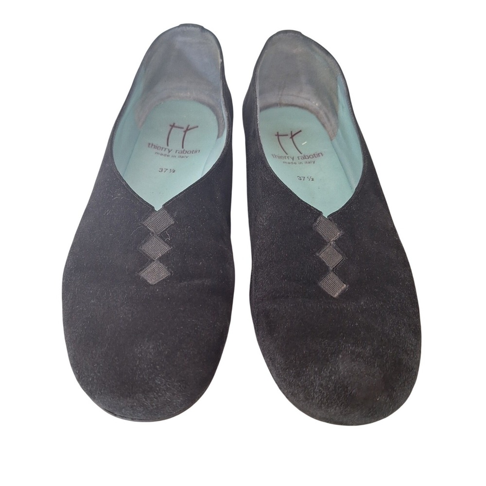 Thierry Raboton Black leather  Women's‎ Flats size 7 (US)